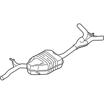 Audi Q5 Exhaust Pipe - 8R0-253-409-AA