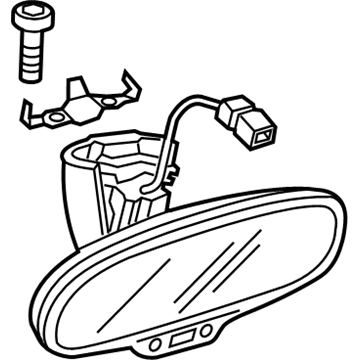 Audi A3 Quattro Car Mirror - 8S0-857-511-M-4PK