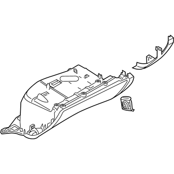 Audi Glove Box - 8K1-880-384-A-1DH