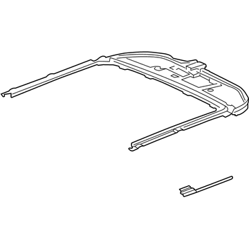 Audi 4N4-877-481 Frame Assembly 4N4-877-481 Audi Frame Assembly Illustration 1 of 1