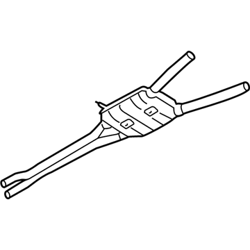 Audi Allroad Quattro Exhaust Pipe - 4B0-253-409-AN
