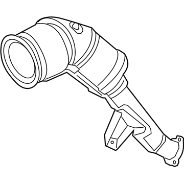 Audi S7 Sportback Exhaust Pipe - 4K0-254-250-P