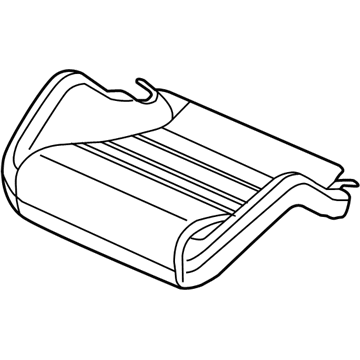Audi 8F0-881-405-AM-FIR Cushion Cover 8F0-881-405-AM-FIR Audi Cushion Cover Illustration 1 of 1