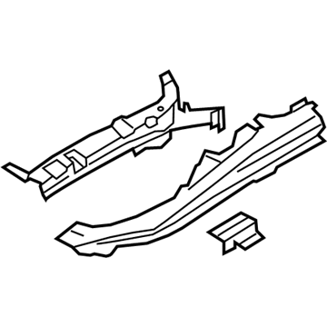 Audi S5 Frame Rail - 8W0-805-304-B
