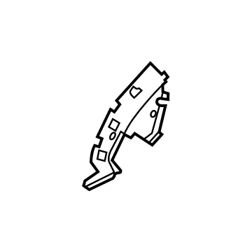Audi 9J1-864-929 Sound Absorber 9J1-864-929 Audi Sound Absorber Illustration 1 of 1