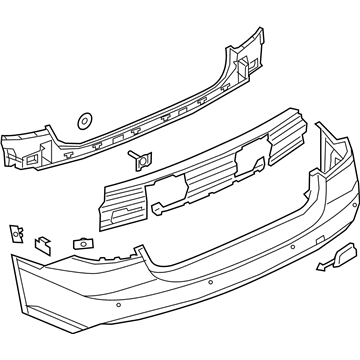 Audi Bumper Cover - 4K8-807-067-A-GRU