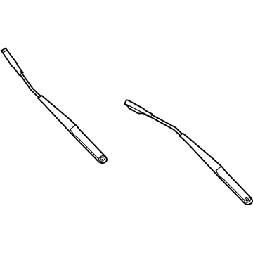 Audi TT Wiper Arm - 8J1-955-408-A-1P9
