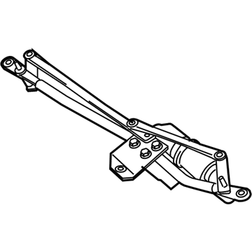 Audi TTS Quattro Wiper Pivot - 8J1-955-023-D