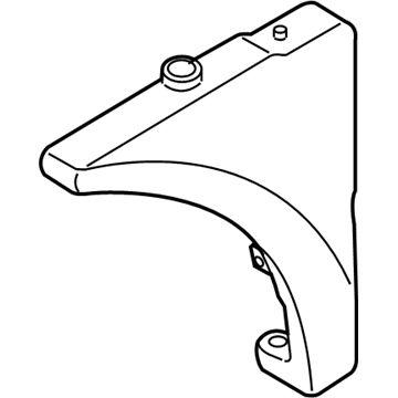 Audi TTS Quattro Windshield Washer Fluid Reservoir - 8J0-955-453-C