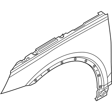 Audi Q5 Sportback Fender - 80A-821-106-A-STL