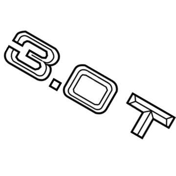 Audi RS7 Emblem - 4F0-853-743-P-2ZZ