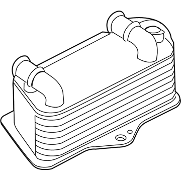 Audi TT Quattro Transmission Oil Cooler - 02E-409-061-B