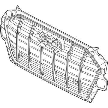Audi A4 allroad Grille - 8W0-853-651-DR-MX3