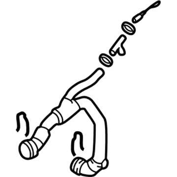 Audi Allroad Quattro Water Hose - 4Z7-121-101-D