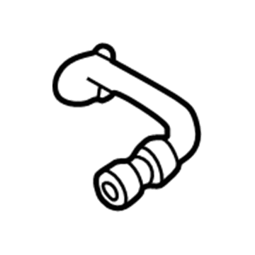 Audi Allroad Quattro Water Hose - 4Z7-121-055-A