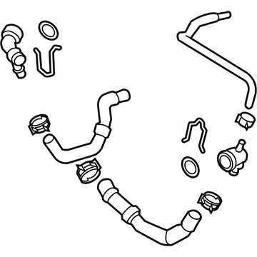 Audi Water Hose - 5Q0-122-101-EA