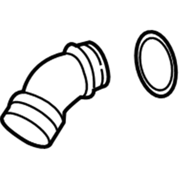Audi Q3 Water Hose - 1K0-145-828-AC