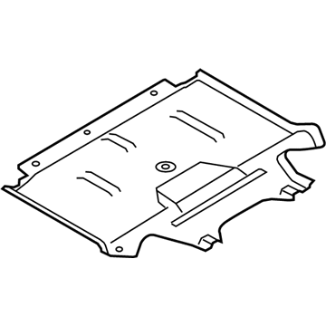 Audi 8K1-863-822-L Baffle Plate 8K1-863-822-L Audi Baffle Plate Illustration 1 of 1