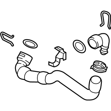 Audi Q3 Water Hose - 5N0-122-101-BD