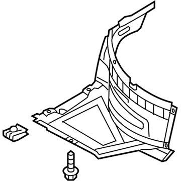 Audi 4G8-853-888-J Side Baffle Audi 4G8-853-888-J Side Baffle