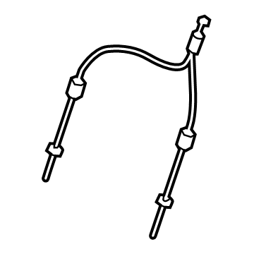 8W6-881-271 Audi Release Cable Illustration 1 of 1