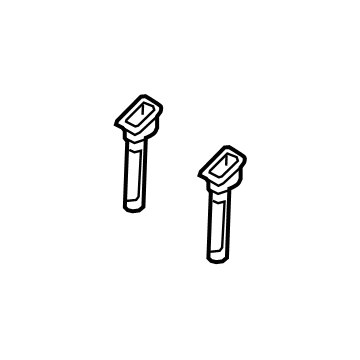 8W0-881-920-B Audi Headrest Guide Illustration 1 of 1