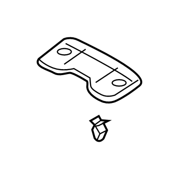 4M0-881-590-4PK Audi Upper Plate Illustration 1 of 1