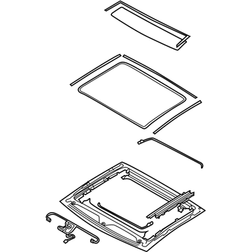 Audi 4K5-877-049-A Sunroof Frame Audi 4K5-877-049-A Sunroof Frame