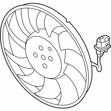 Audi Radiator fan - 9J1-959-456-D