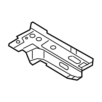 80A-803-758-STL Audi Floor Pan Extension Illustration 1 of 1