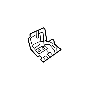 Audi 80A-803-799-STL Center Floor Pan Reinforcement 80A-803-799-STL Audi Center Floor Pan Reinforcement Illustration 1 of 1