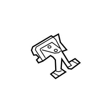 80A-802-844-STL Audi Seat Support Reinforcement Illustration 1 of 1