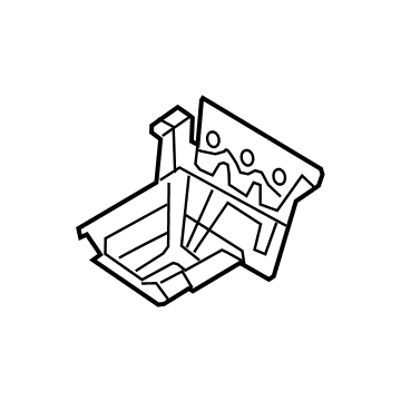 Audi 80A-802-163-A-STL Lower Reinforcement 80A-802-163-A-STL Audi Lower Reinforcement Illustration 1 of 1