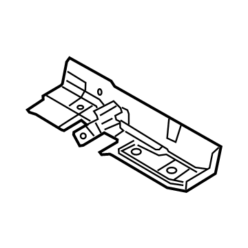 Audi 80A-802-893-A-STL Reinforcement Plate 80A-802-893-A-STL Audi Reinforcement Plate Illustration 1 of 1