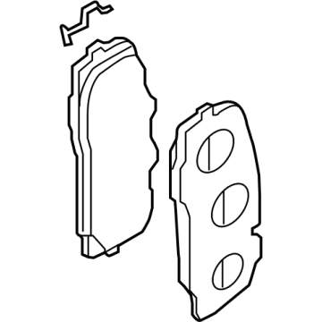 Audi A6 allroad Brake Pads - 4K0-698-151-P