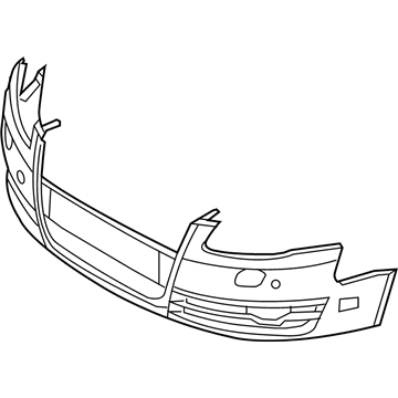 Audi S4 Bumper Cover - 8E0-807-105-J-GRU