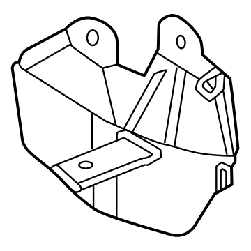 Audi 8Y0-853-833-B Deflector Shield 8Y0-853-833-B Audi Deflector Shield Illustration 1 of 1