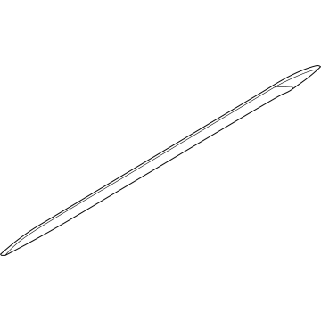 Audi 8W6-854-868-D Rocker Molding 8W6-854-868-D Audi Rocker Molding Illustration 1 of 1
