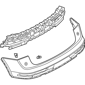 Audi Q5 PHEV Bumper Cover - 80A-807-067-L-GRU