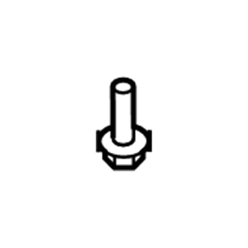Audi N-909-314-02 Map Lamp Assembly Screw