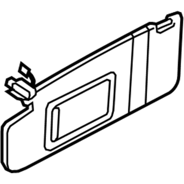 Audi A4 Sun Visor - 8U0-857-552-F-QM6