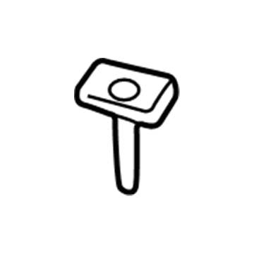 Audi 4B9-853-929-A Belt Molding Clip Audi 4B9-853-929-A Belt Molding Clip