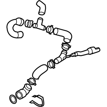 Audi RS4 Water Hose - 8E0-121-070-B