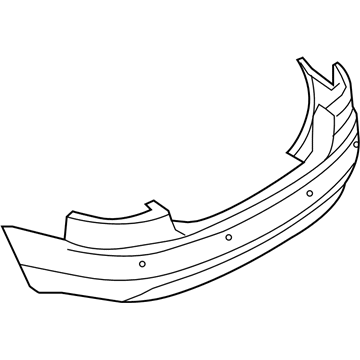 Audi RS4 Bumper Cover - 8H0-807-303-N-GRU