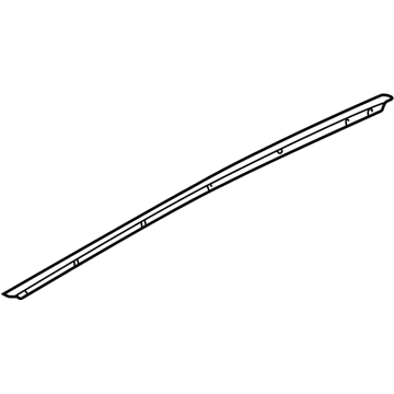 Audi TT Weather Strip - 8N8-837-478-A