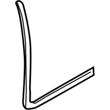 Audi TT Weather Strip - 8N0-837-702-B