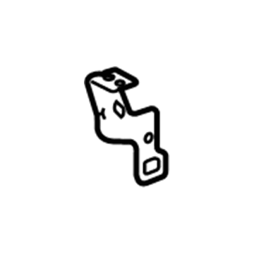 Audi 4E1-857-193-A Retaining Bracket 4E1-857-193-A Audi Retaining Bracket Illustration 1 of 1