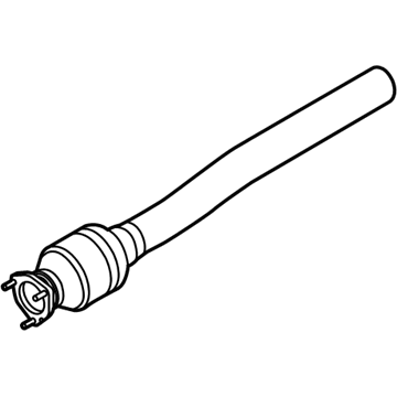 Audi TT RS Quattro Exhaust Pipe - 8J0-254-503-X