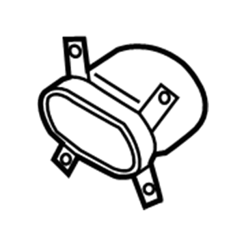 Audi Exhaust Tip - 8J0-253-684-D