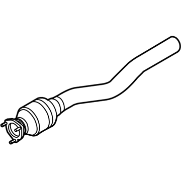 Audi TT RS Quattro Exhaust Pipe - 8J0-254-502-X